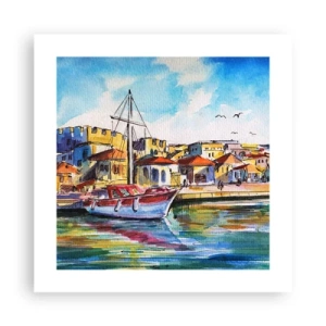 Poster - Regenbogennachmittag - 40x40 cm