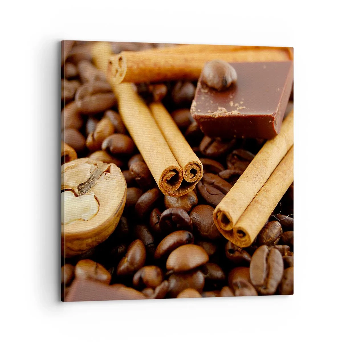 Bild auf Leinwand - Leinwandbild - Konzert der Aromen - 70x70 cm