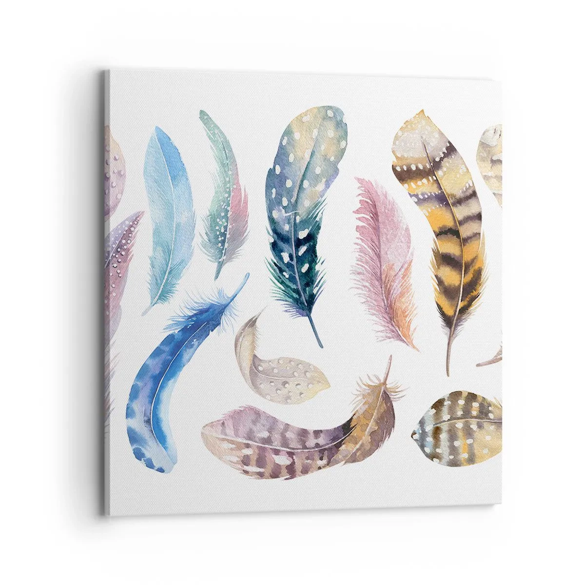 Bild auf Leinwand - Leinwandbild - Hell, bunt und bunt - 70x70 cm