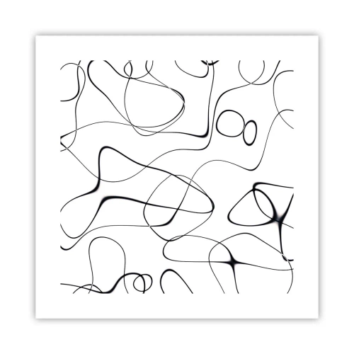 Poster - Lebenswege, Wechselfälle - 40x40 cm