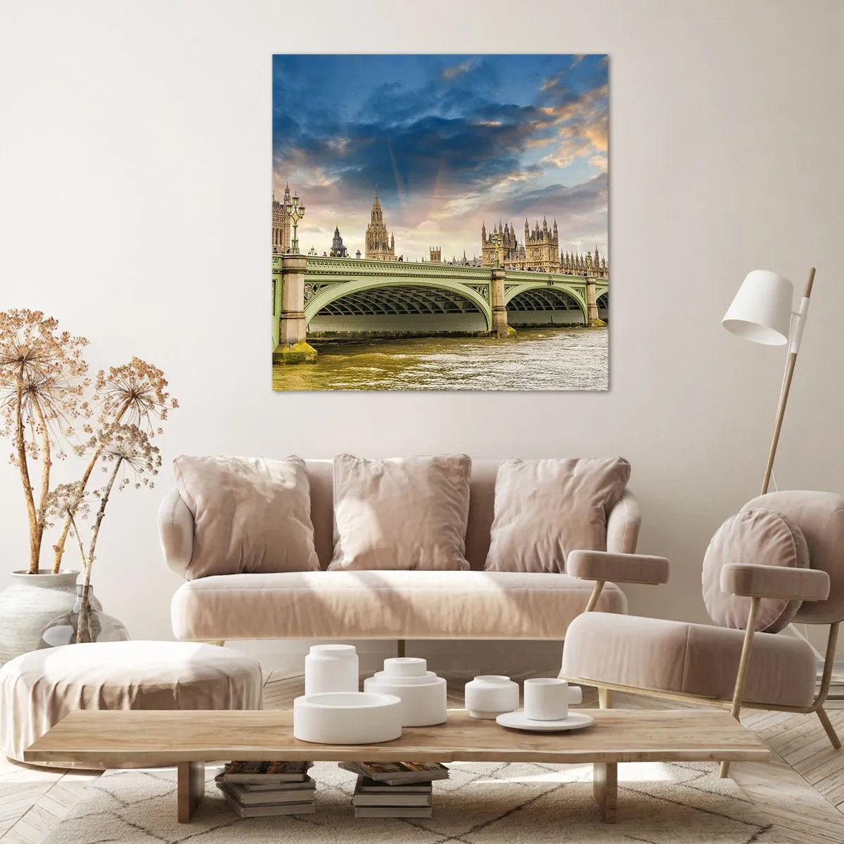 Bild auf Leinwand - Leinwandbild - Im Imperium ist die Zeit stehen geblieben - 70x70 cm