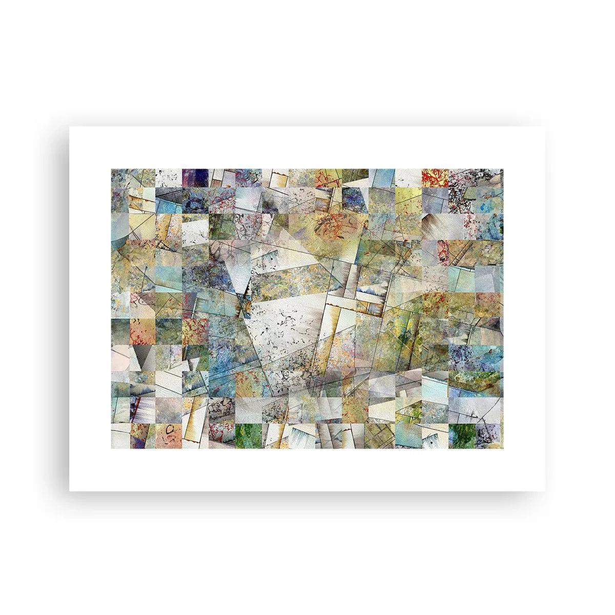 Poster - Geometrische Mischung - 40x30 cm