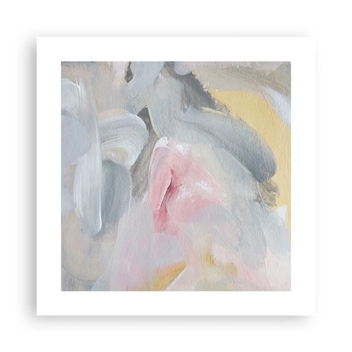 Poster - In einer Pastellwelt - 40x40 cm