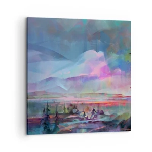 Bild auf Leinwand - Leinwandbild - Unter einem wohlwollenden Himmel - 50x50 cm