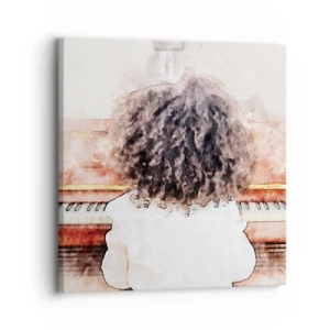 Bild auf Leinwand - Leinwandbild - In der neuen Welt - 30x30 cm