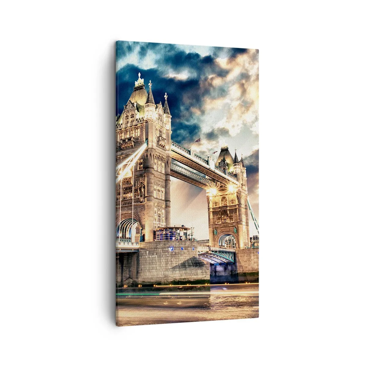 Bild auf Leinwand - Leinwandbild - Denkmal des viktorianischen Imperiums - 45x80 cm