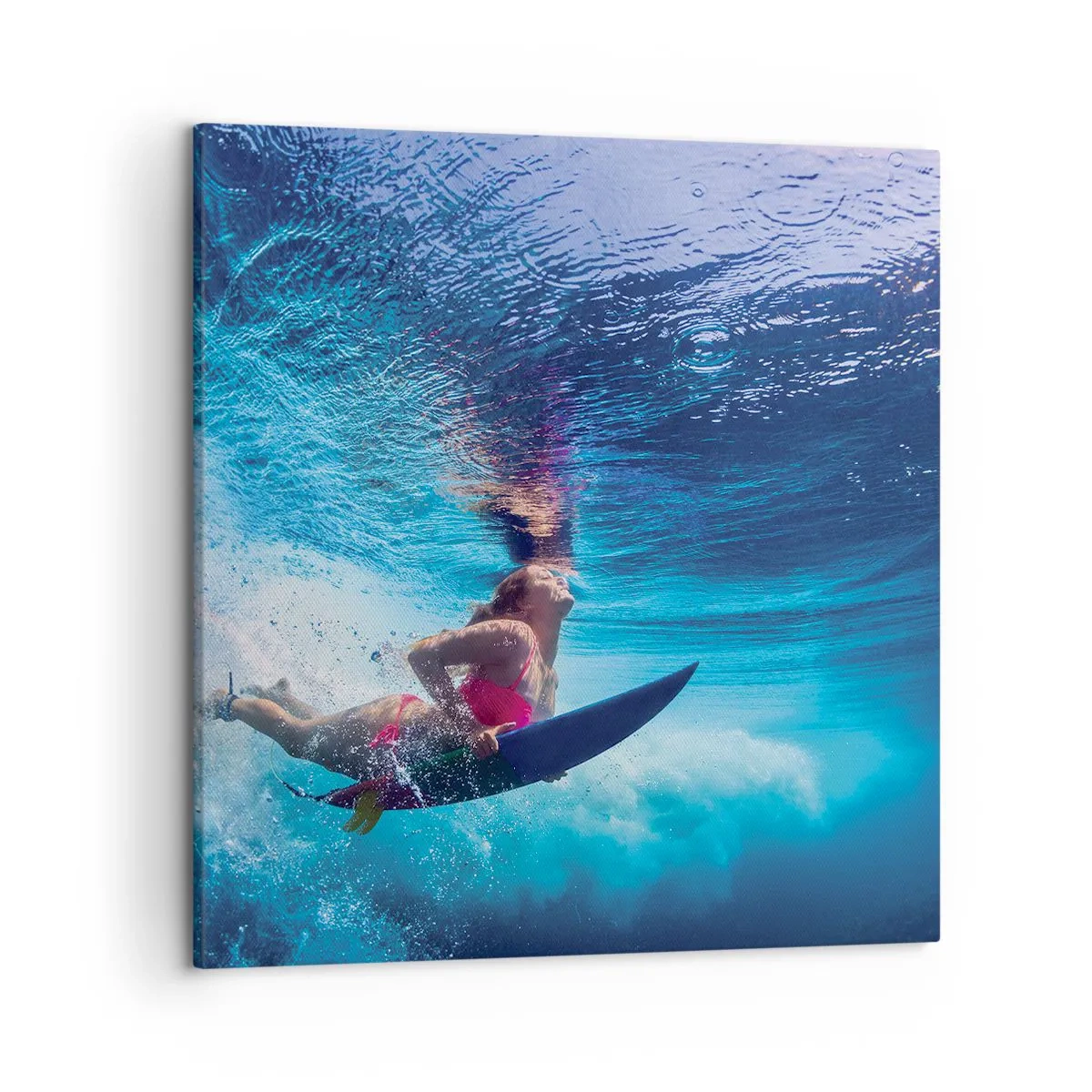 Bild auf Leinwand - Leinwandbild - Tiefe der Freude - 50x50 cm