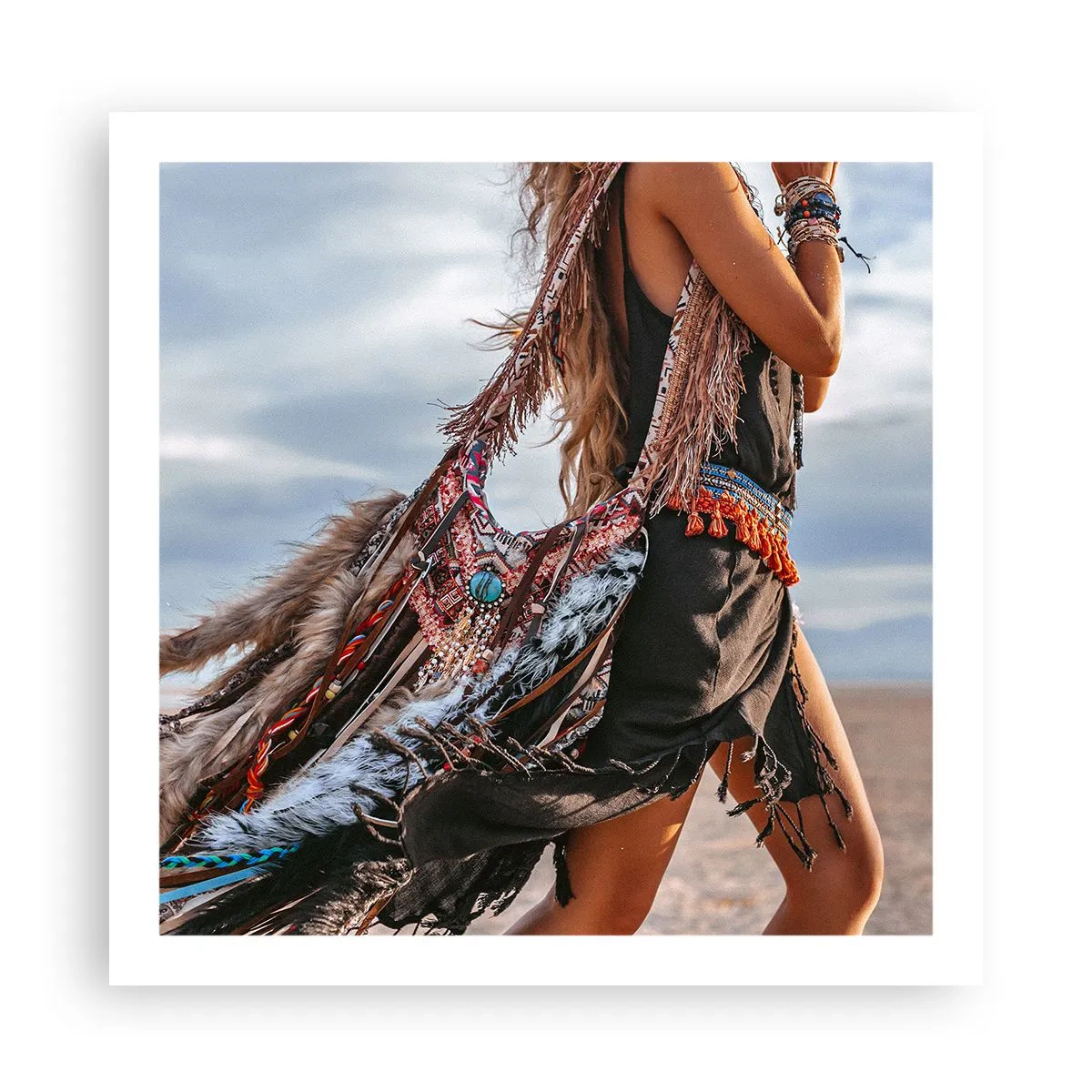 Poster - Das Mädchen des Schamanen - 60x60 cm