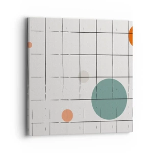 Bild auf Leinwand - Leinwandbild - Gefangen. Wir oder sie? - 40x40 cm