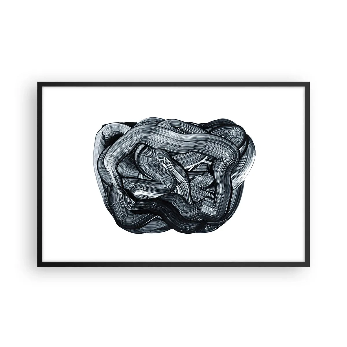 Poster in einem schwarzem Rahmen - Es ist nicht so einfach - 91x61 cm