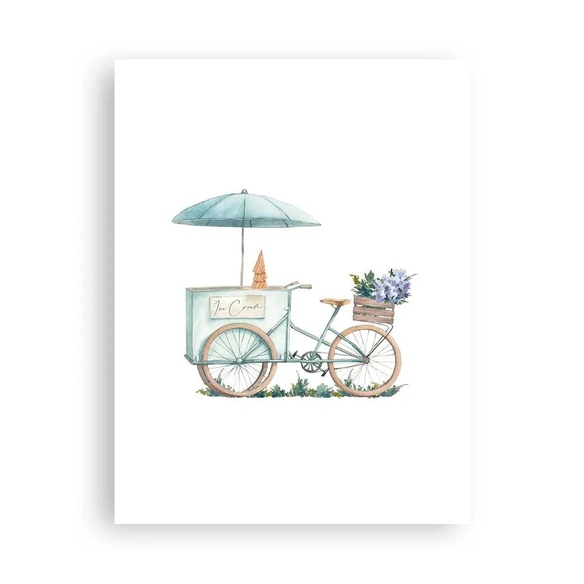 Poster - Süße Erinnerung an den Sommer - 30x40 cm