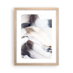 Poster in einem Rahmen aus heller Eiche - Fast engelhaft - 30x40 cm