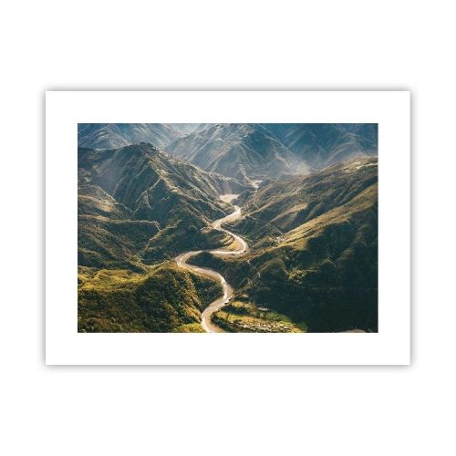 Poster - Direkt aus dem Herzen der Berge - 40x30 cm