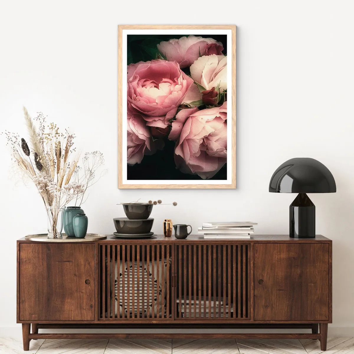 Poster in einem Rahmen aus heller Eiche - Der Charme der Belle Epoque - 61x91 cm