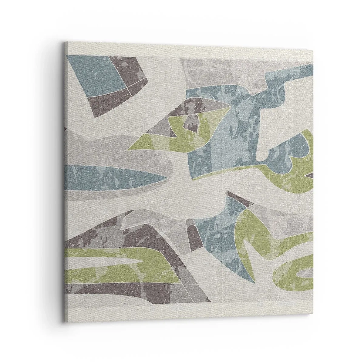 Bild auf Leinwand - Leinwandbild - Komposition hinter dem Glas - 50x50 cm