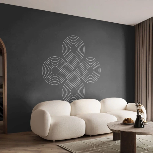 Selbstklebende Fototapete Deluxe Sticker - Im keltischen Geist - Abstraktion, Stück, Minimalismus - 500x350 cm
