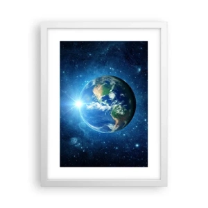 Poster in einem weißen Rahmen - Wir sind im Himmel - 30x40 cm