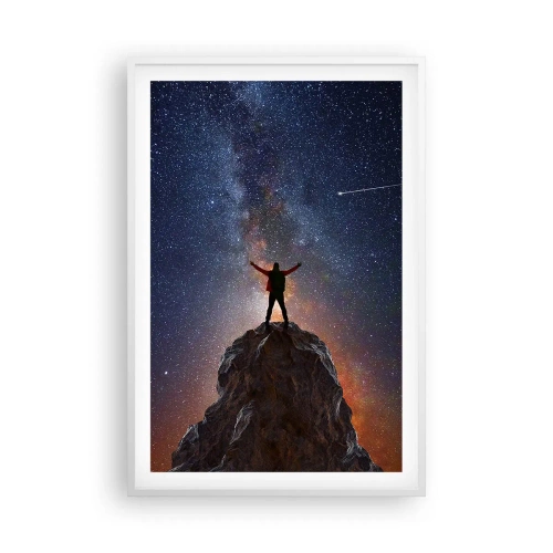 Poster in einem weißen Rahmen - Die Macht ist mit mir! - 61x91 cm