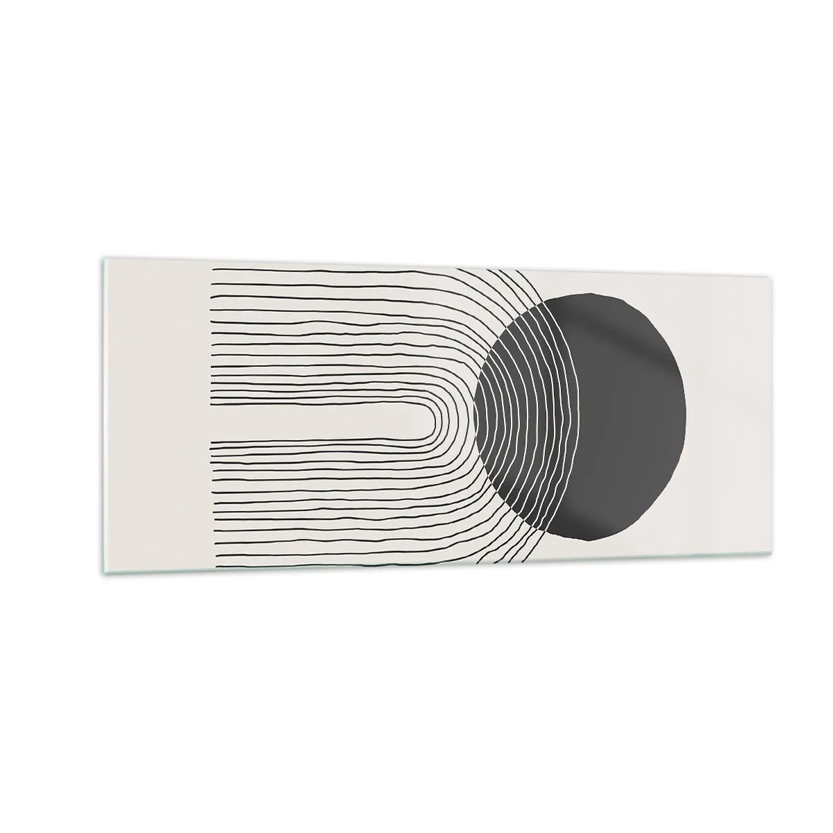 Glasbild - Bild auf glas - Zittern und Vertrauen - 100x40 cm