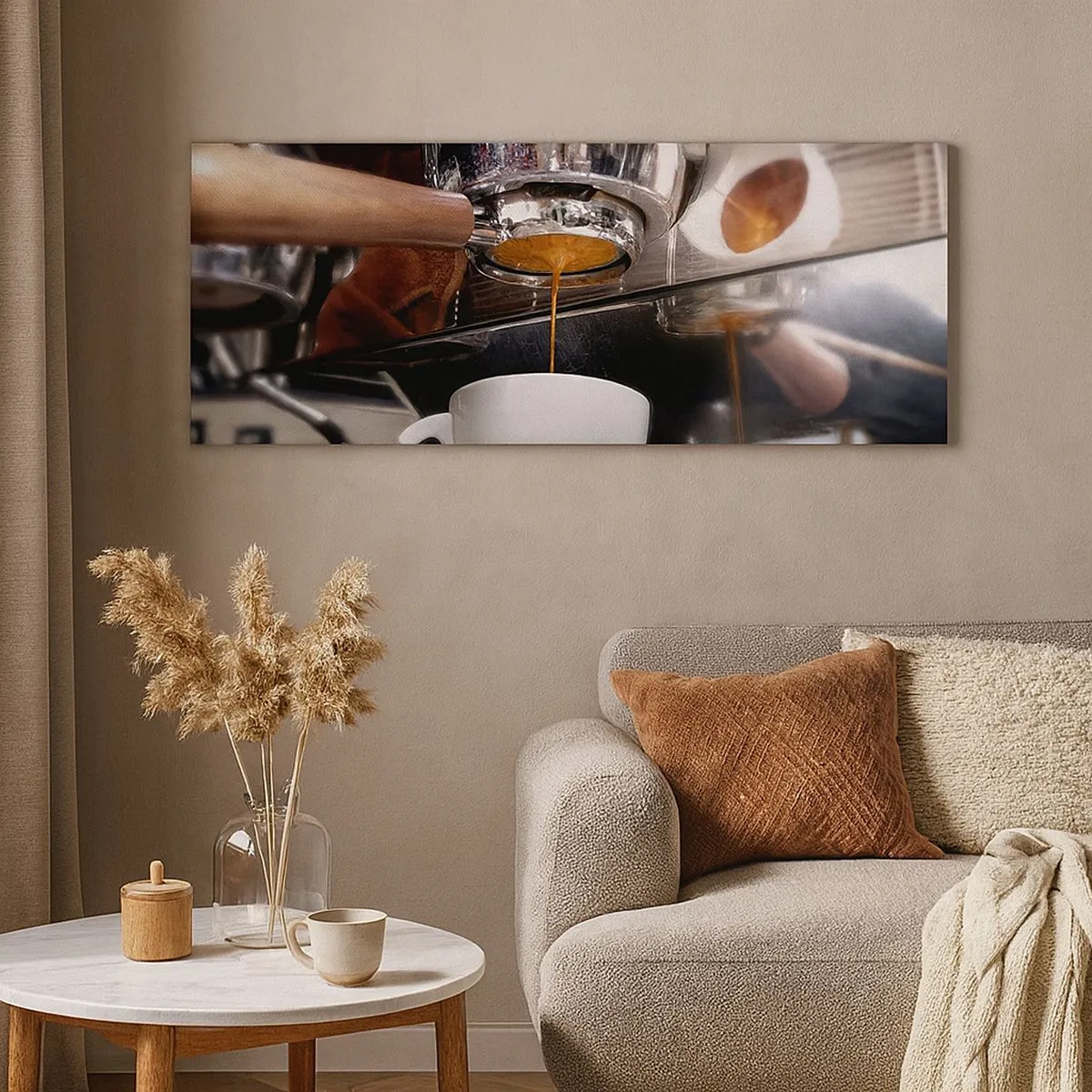 Bild auf Leinwand - Leinwandbild - Gute Zeit des Tages - 100x40 cm