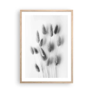Poster in einem Rahmen aus heller Eiche - Eure flauschige Grashoheit - 50x70 cm