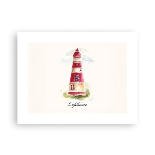 Poster - Das Wetter ringsum ist immer gut - 40x30 cm