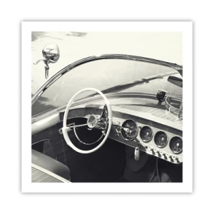 Poster - Wetter für die Reichen - 60x60 cm