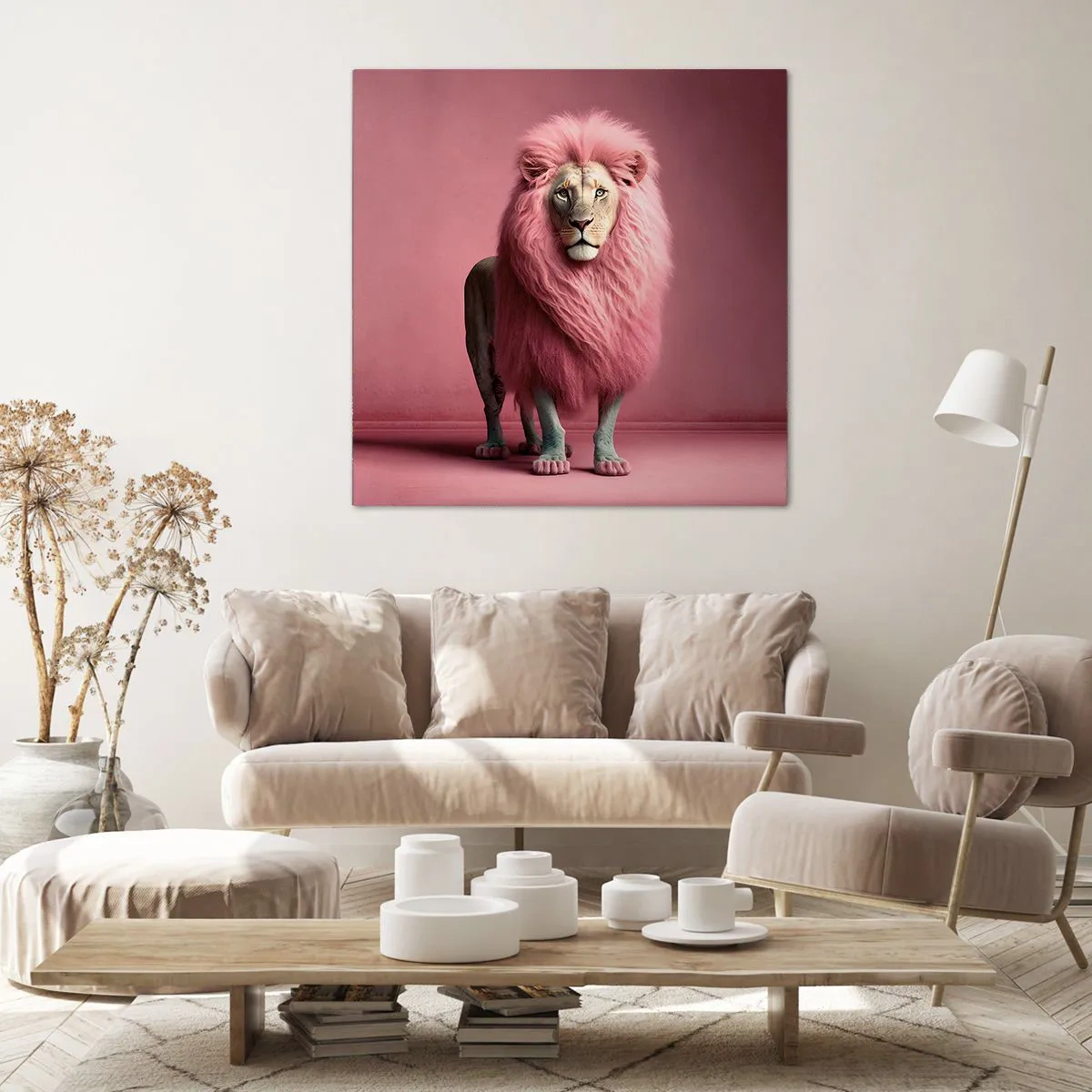 Bild auf Leinwand - Leinwandbild - Und du hast keine Angst mehr - 60x60 cm