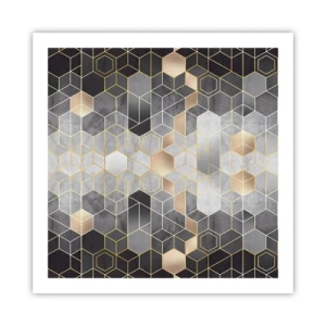 Poster - Diamant-Komposition - 60x60 cm