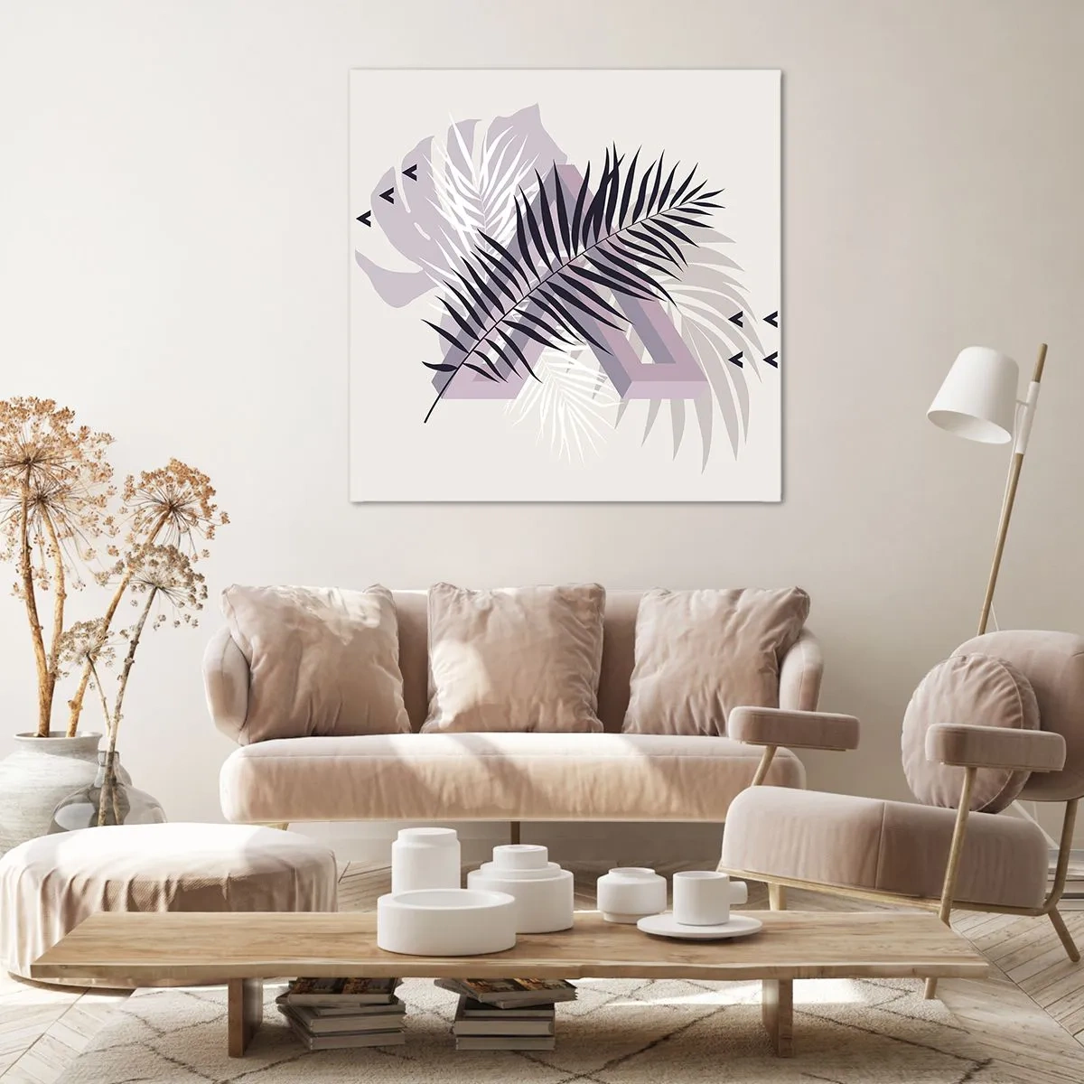 Bild auf Leinwand - Leinwandbild - Der Schatten des Schattens - 50x50 cm