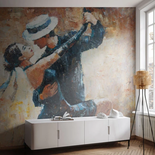 Fototapete Standard Eco - A la Rudolf Valentino - Abstraktion, Tanzen, Tango - 250x175 cm