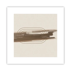 Poster - Ein Hauch von Grau - 30x30 cm