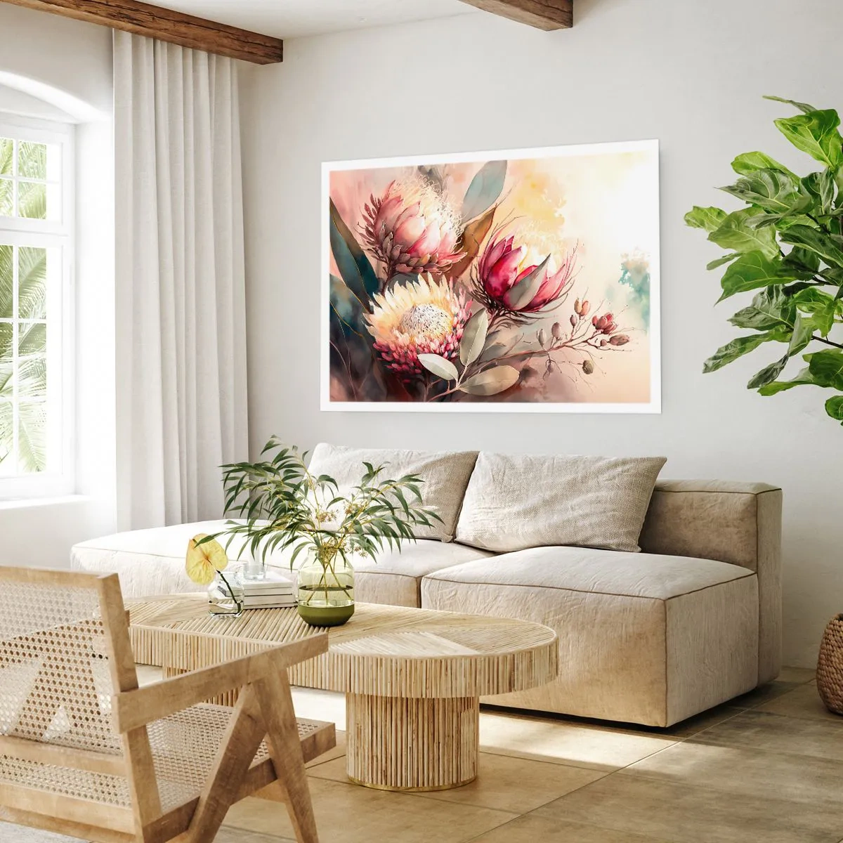 Poster - Im Profil und en face - 40x30 cm