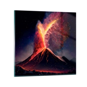 Glasbild - Bild auf glas - Schönheit und Horror - 50x50 cm