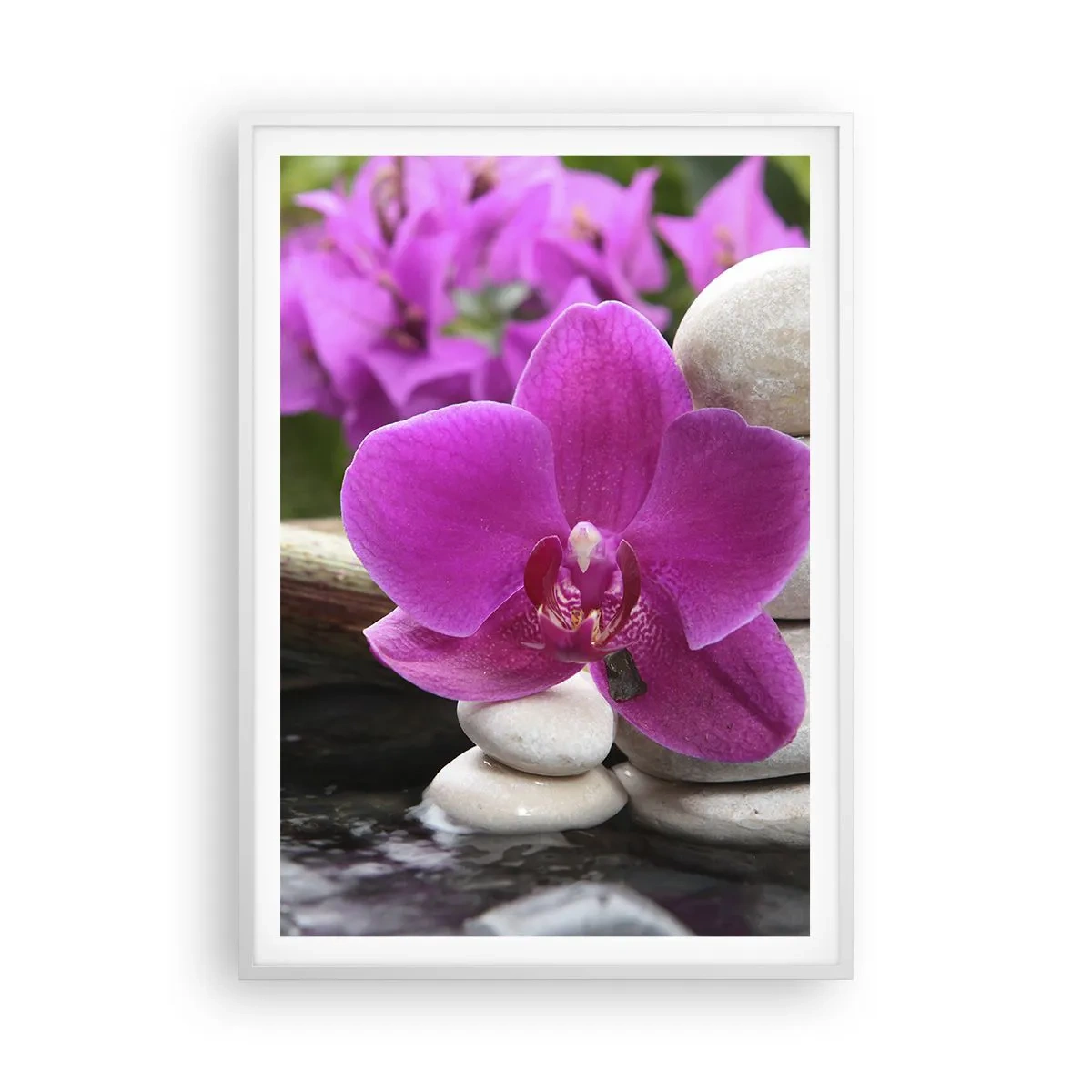 Poster in einem weißen Rahmen - Du ruhst dich schon aus - 70x100 cm