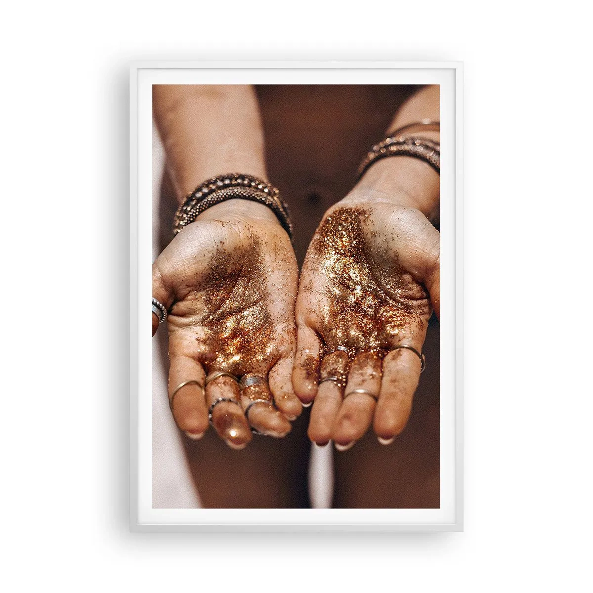 Poster in einem weißen Rahmen - Ein Geschenk für dich - 70x100 cm