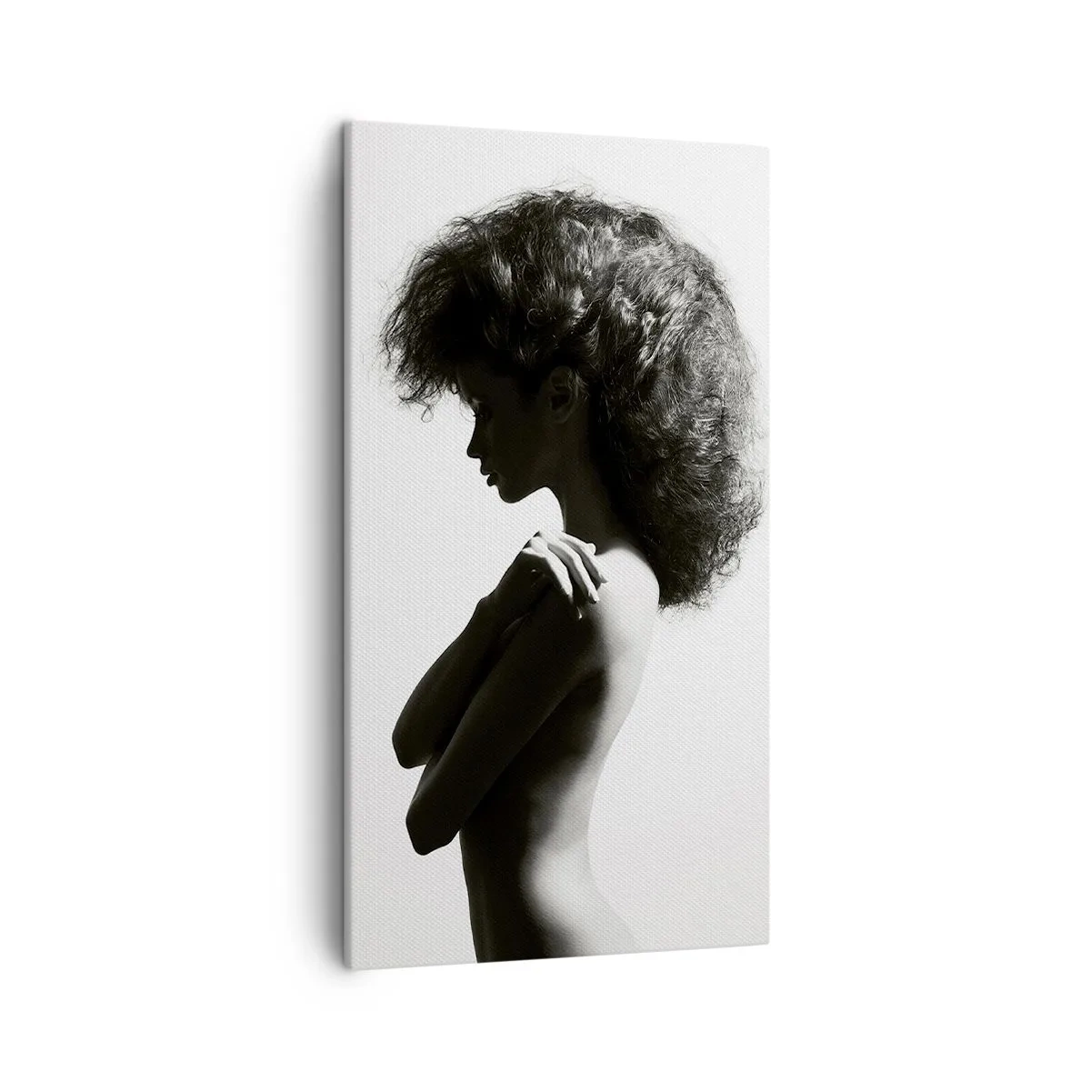 Bild auf Leinwand - Leinwandbild - Wie eine Blume auf einem schlanken Stiel - 45x80 cm