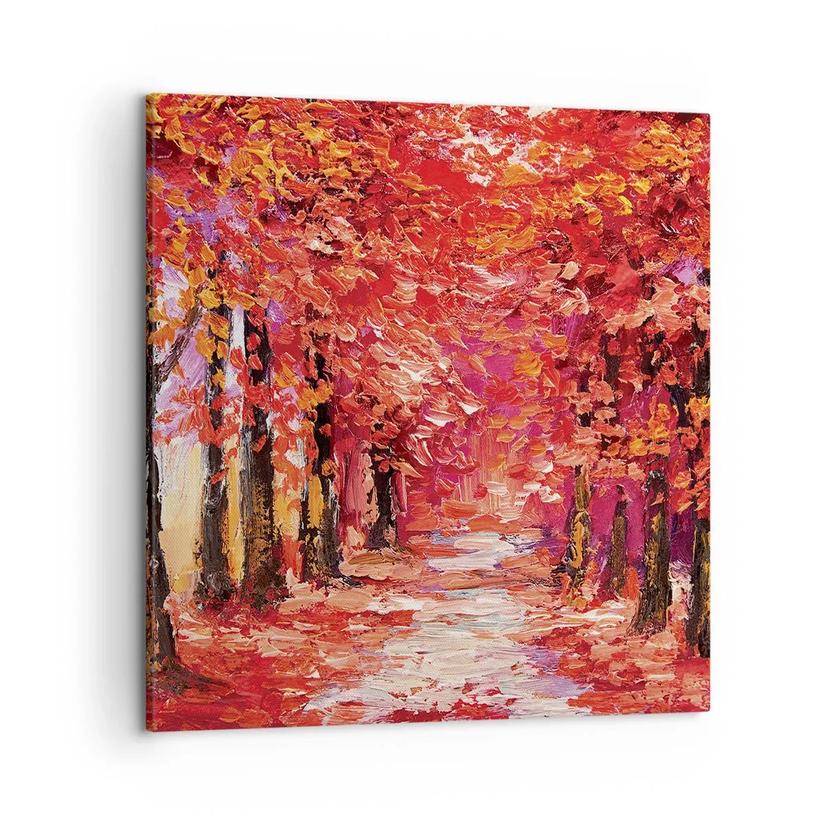 Bild auf Leinwand - Leinwandbild - Herbstlicher Eindruck - 50x50 cm