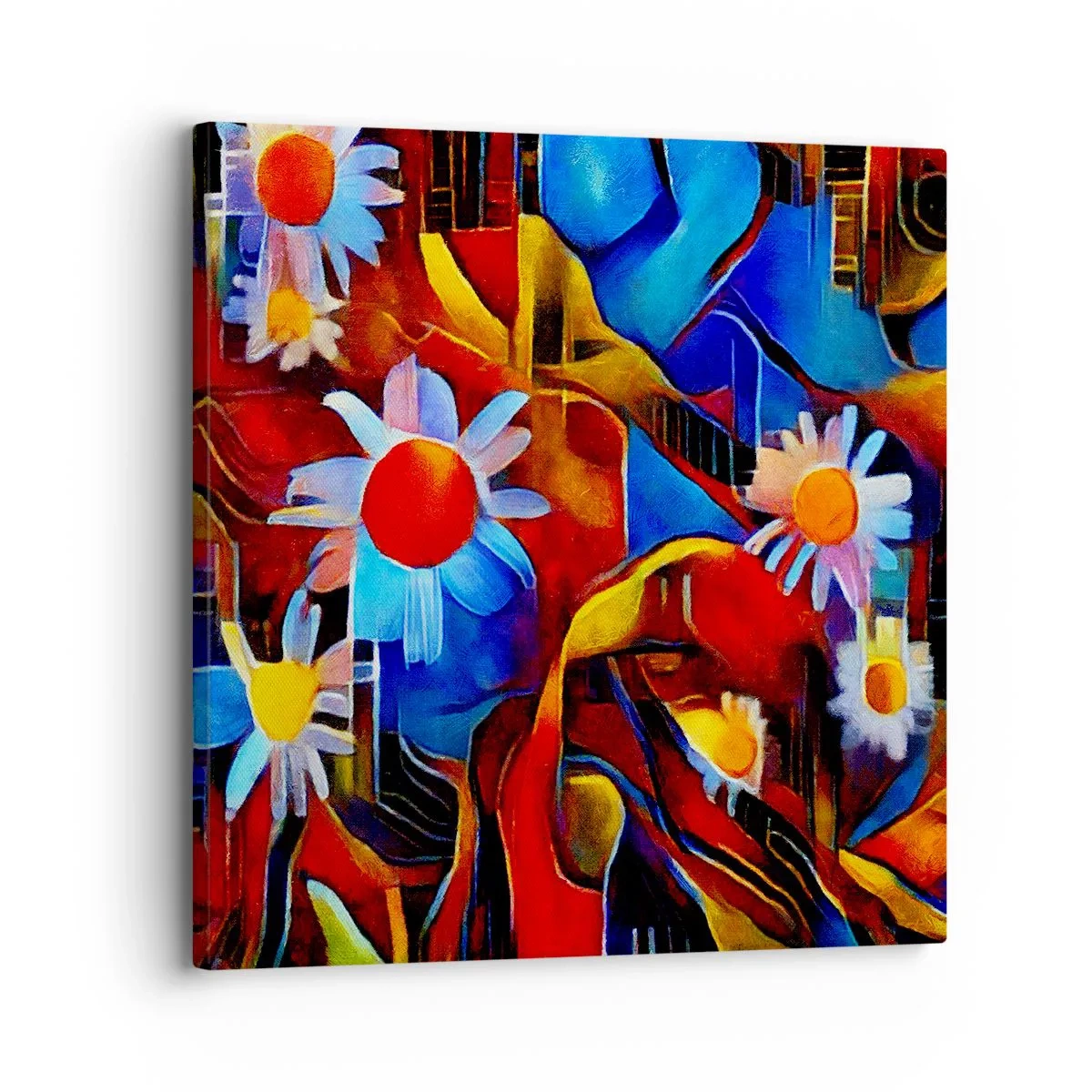 Bild auf Leinwand - Leinwandbild - Die Farben des Lebens - 30x30 cm