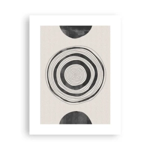 Poster - Wichtig ist, was dazwischen liegt - 30x40 cm