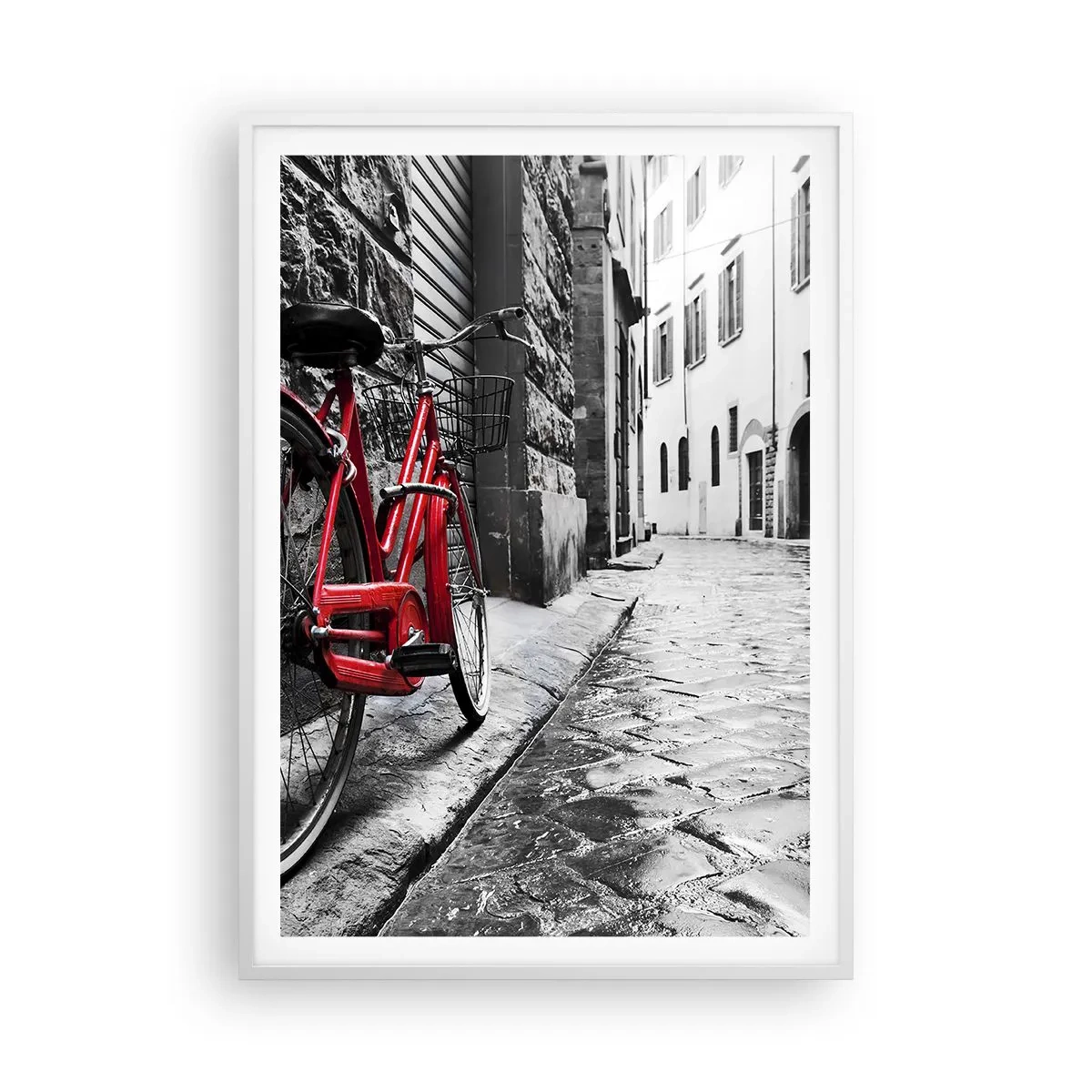 Poster in einem weißen Rahmen - Wahre Schönheit wird nicht alt - 70x100 cm