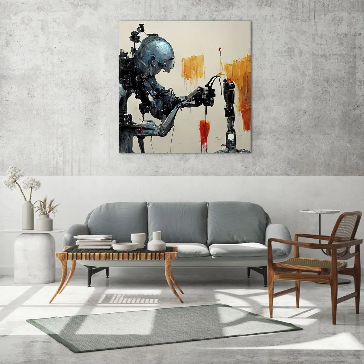 Glasbild - Bild auf glas - Schon morgen… - 60x60 cm