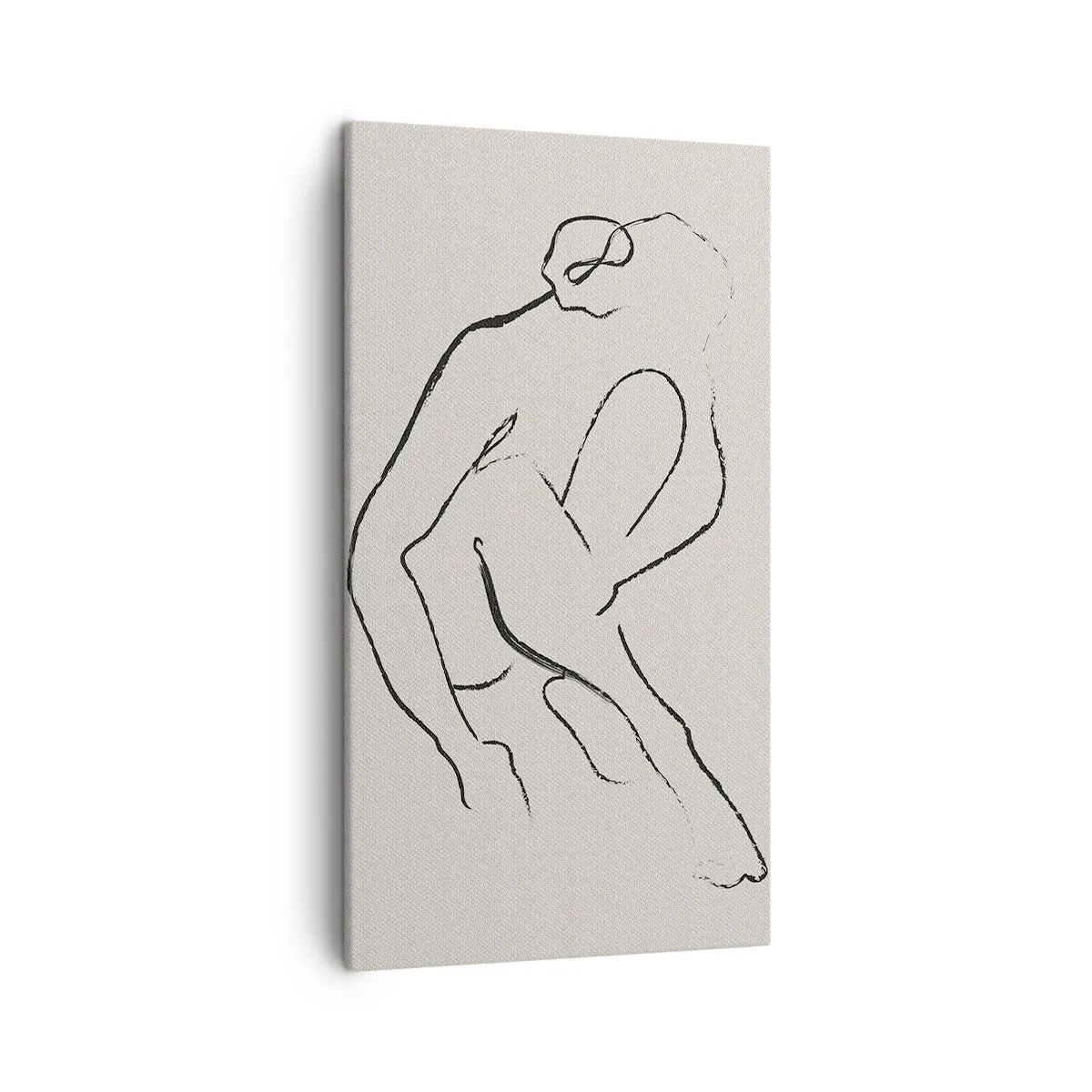 Bild auf Leinwand - Leinwandbild - Intime Skizze - 45x80 cm