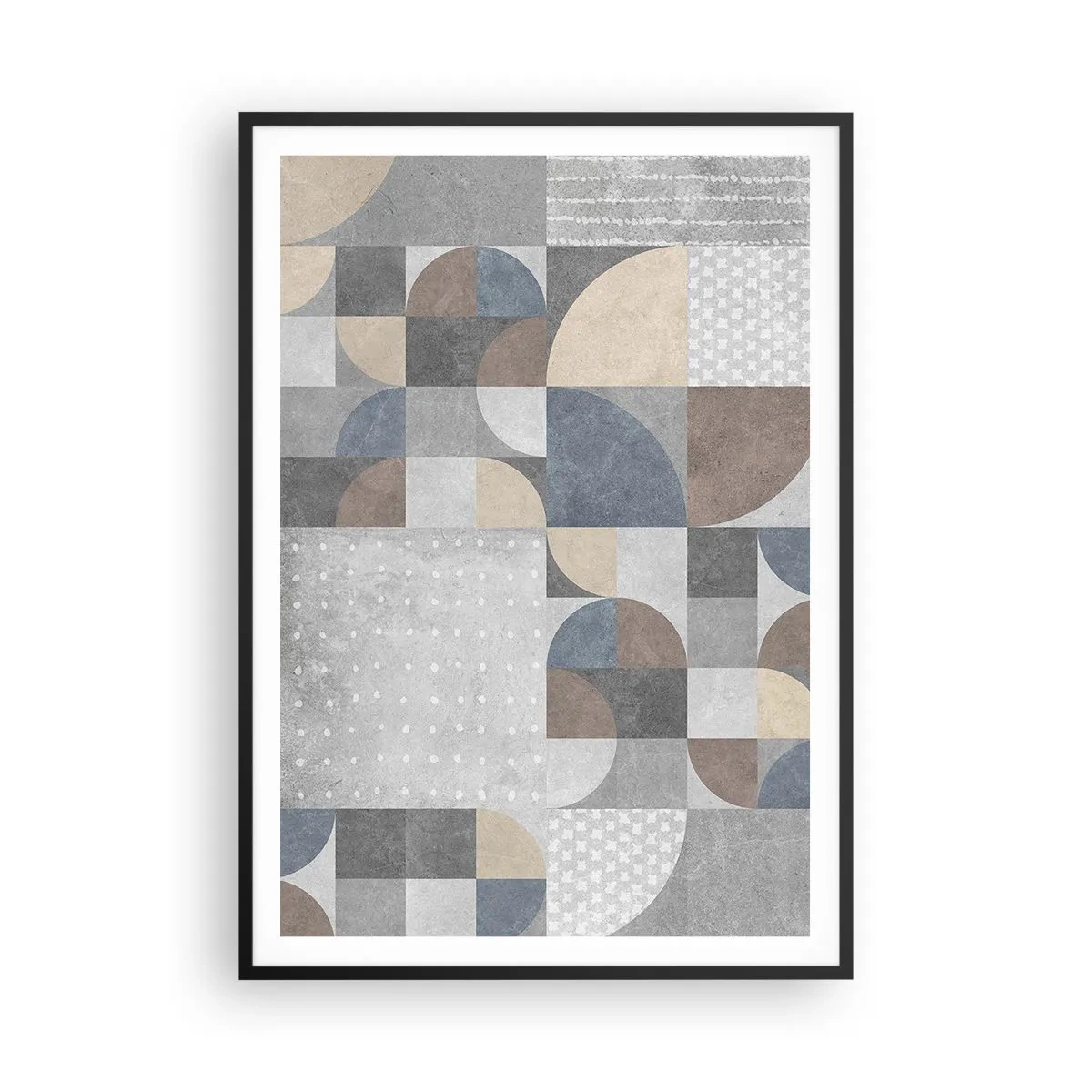 Poster in einem schwarzem Rahmen - Keramische Fantasie - 70x100 cm