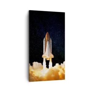 Bild auf Leinwand - Leinwandbild - Ad Astra! - 45x80 cm
