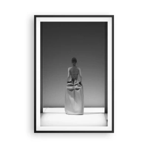 Poster in einem schwarzem Rahmen - Raffinierte Einfachheit - 61x91 cm