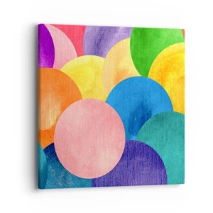 Bild auf Leinwand - Leinwandbild - Die ursprüngliche Fülle des Lebens - 40x40 cm