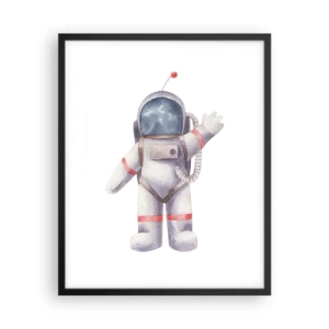 Poster in einem schwarzem Rahmen - Bis dann! - 40x50 cm