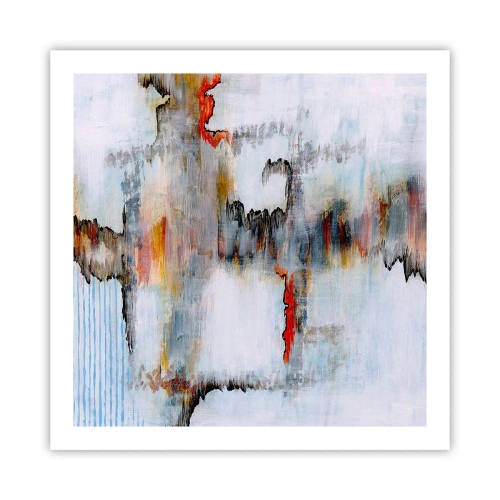 Poster - Ein Stock auf dem Wasser - 60x60 cm