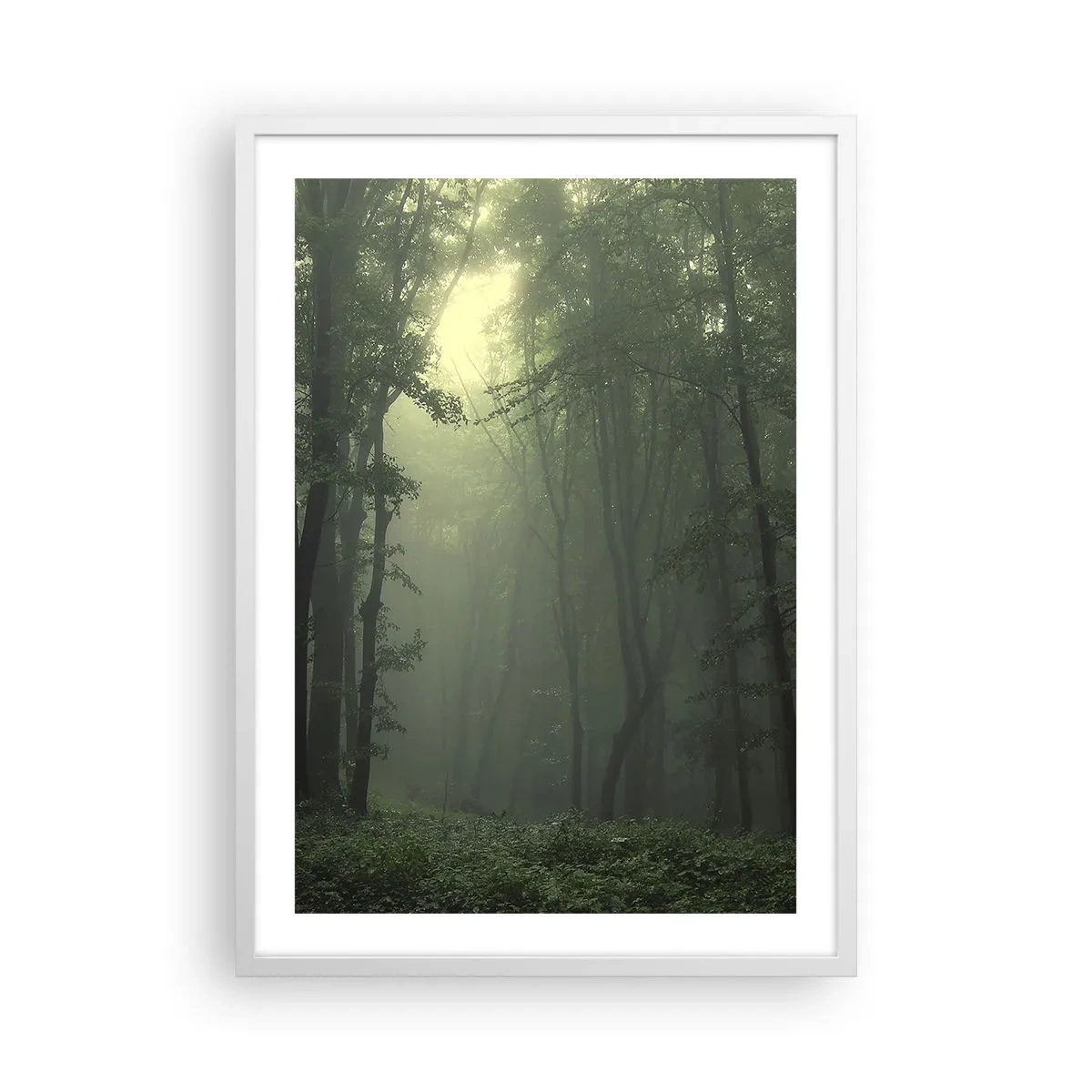 Poster in einem weißen Rahmen - Bevor er aufwacht - 50x70 cm